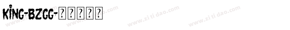 King-BzGG字体转换