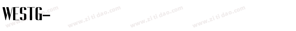 WESTG字体转换