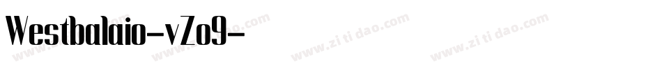 Westbalaio-vZo9字体转换