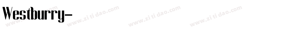 Westburry字体转换