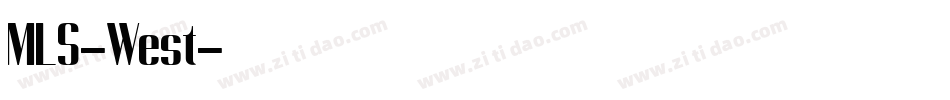 MLS-West字体转换