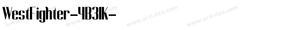 WestFighter-4B31K字体转换