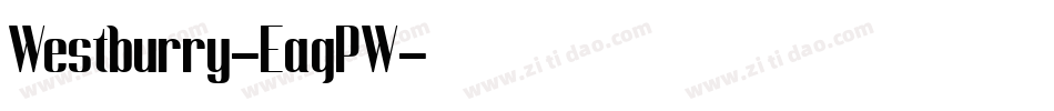 Westburry-EaqPW字体转换