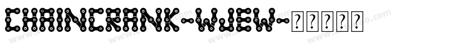 ChainCrank-wJEw字体转换