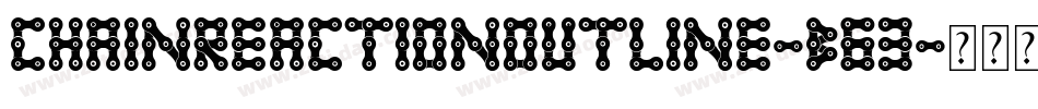 ChainReactionOutline-B63字体转换