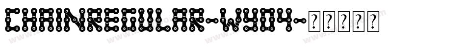 Chainregular-Wyo4字体转换