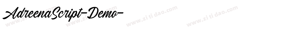 AdreenaScript-Demo字体转换