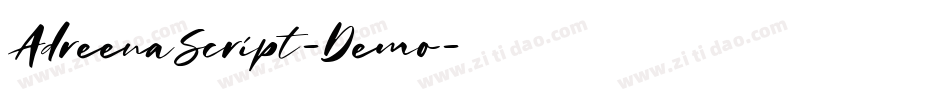 AdreenaScript-Demo字体转换