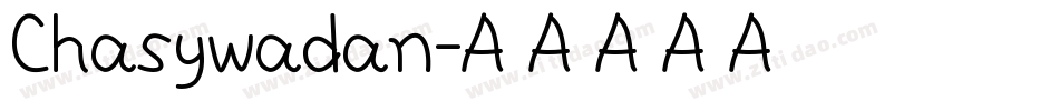 Chasywadan字体转换