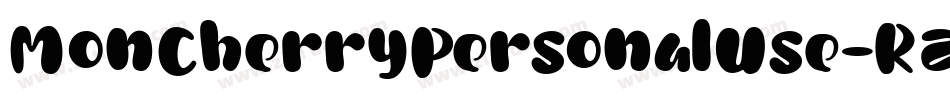 MonCherryPersonalUse-RzeE字体转换