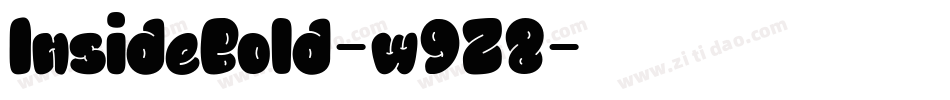 InsideBold-w9Z8字体转换