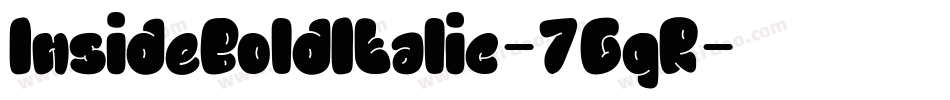 InsideBoldItalic-7GqR字体转换