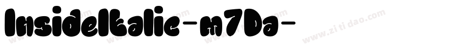 InsideItalic-m7Da字体转换