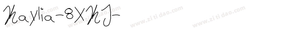 Kaylia-8XKJ字体转换