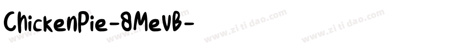 ChickenPie-8MevB字体转换