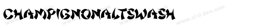 champignonaltswash字体转换
