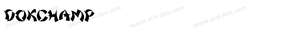 dokchamp字体转换