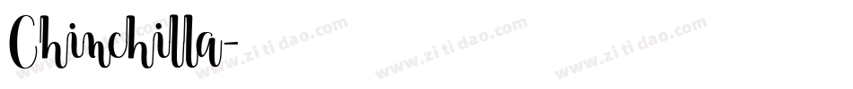 Chinchilla字体转换