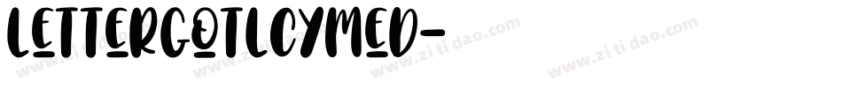 LetterGotLCYMed字体转换