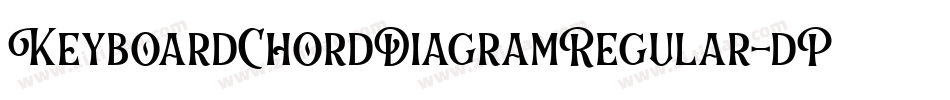 KeyboardChordDiagramRegular-dPLx字体转换
