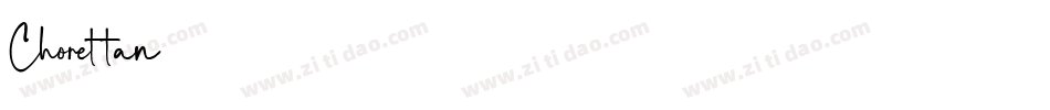 Chorettan字体转换