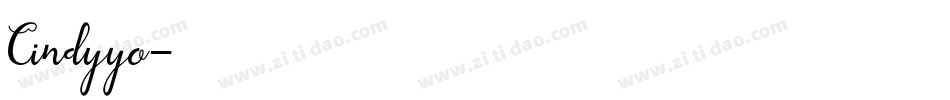 Cindyyo字体转换