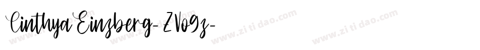 CinthyaEinzberg-ZVo9z字体转换