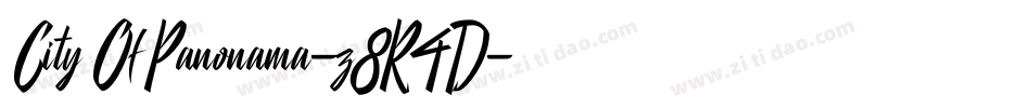 CityOfPanonama-z8R4D字体转换