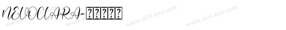 NEVOCLARA字体转换
