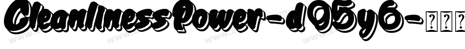CleanlinessPower-d95y6字体转换