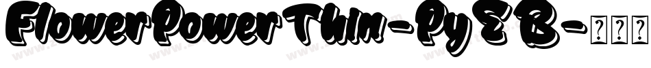 FlowerPowerThin-PyEB字体转换