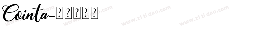Cointa字体转换
