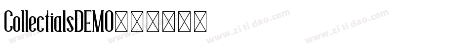 CollectialsDEMO字体转换