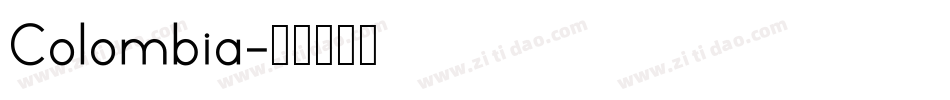 Colombia字体转换