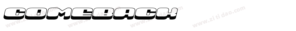 Comeback字体转换