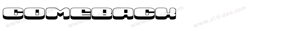 Comeback字体转换