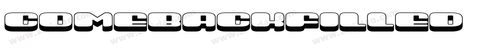 ComebackFilled字体转换