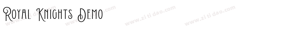 Royal_Knights-Demo字体转换