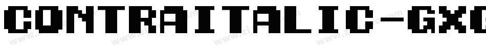 ContraItalic-GXG字体转换