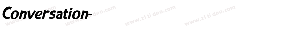 Conversation字体转换