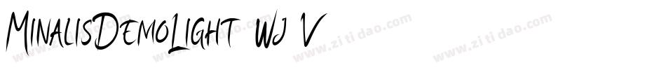 MinalisDemoLight-Wj0V字体转换