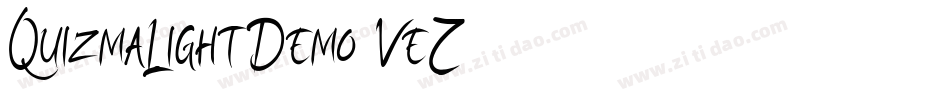 QuizmaLightDemo-VeZ6字体转换