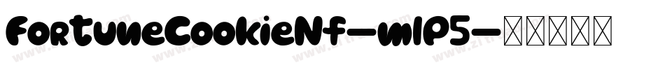 FortuneCookieNf-mlP5字体转换
