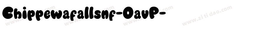 Chippewafallsnf-0avP字体转换