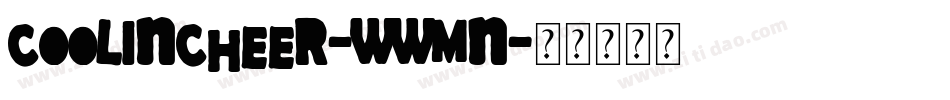 CoolinCheer-wWmn字体转换
