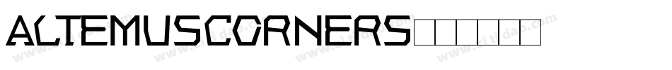 AltemusCorners字体转换