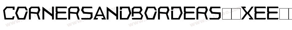 CornersAndBorders-7XeE字体转换