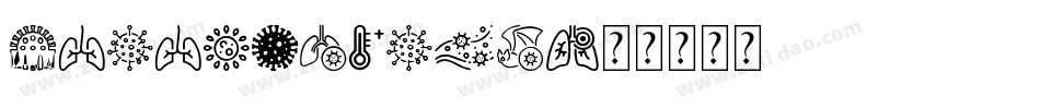 Coronavirus字体转换