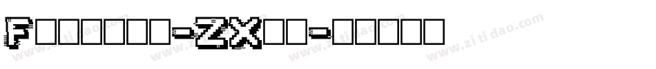 Filetto-ZXjz字体转换