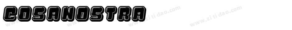 CosaNostra字体转换